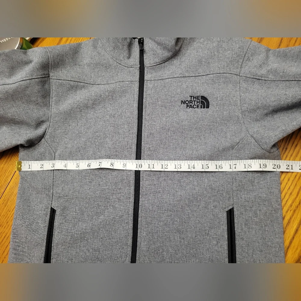 The North Face Men's Apex Bionic Softshell Windwall Jacket Gray Black Size Small